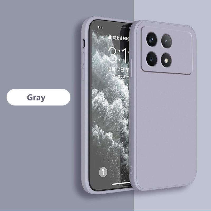 Pentru Poco X6 X 6 Pro Pocox6 Pro Carcasă pătrată din silicon lichid moale pentru Xiaomi Poco X6 X 6 Pro Pocox6 Pro 5G Carcasă de telefon