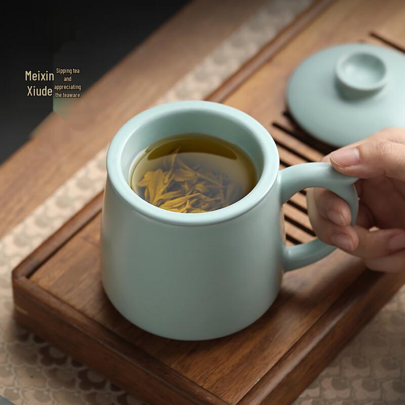 Ru Kiln Ceramic Office Tea Cup