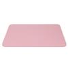 Pink Nail Art Table Mat PU Leather Washable Litchi Pattern Nail Pad Manicure Nail Table Pad Desk Mat