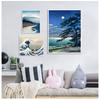 Vintage Japanese Landscape Poster Prints Wave Kanagawa Art Canvas Painting Wall Pictures For Living Room Oriental Home Decor
