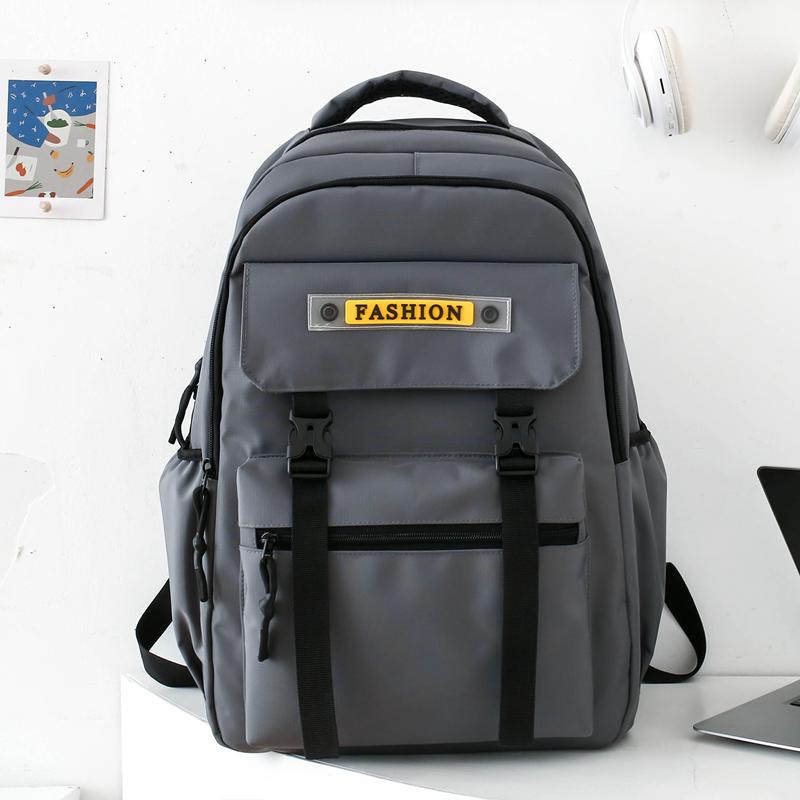 Bărbați Rucsac de călătorie de capacitate mare Femei ghiozdan pentru elevi de gimnaziu Rucsac de culoare solidă