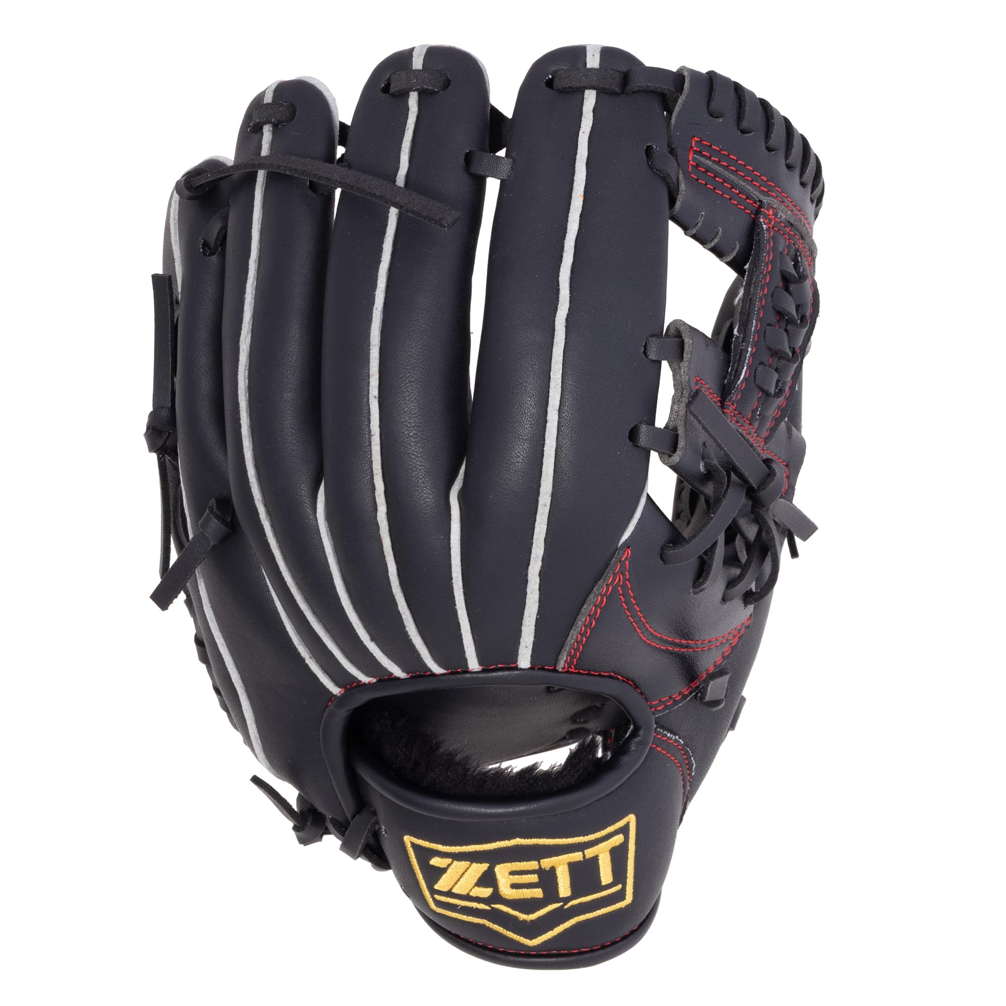 

ZETT AcroCatch V Youth Softball Size SS heights up to BJG772610V Glove, All-Around, Right-Handed Throw, Black, (For 120cm),