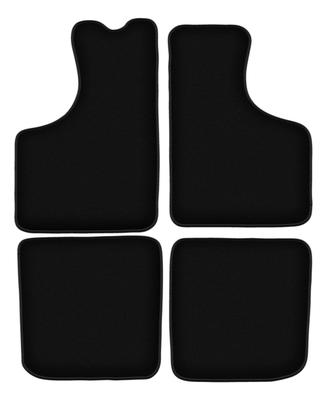 BASIC Black Velour Floor Mats For: Skoda 100S / 100L Sedan (1969-1977)