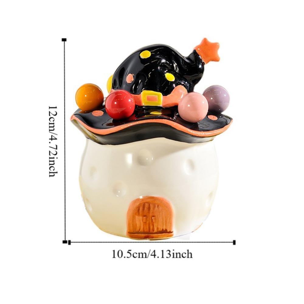 Magic House Shape Dessert Cake Fork Ceramic Salad Fork Creative Home Safety Fork  Picnic