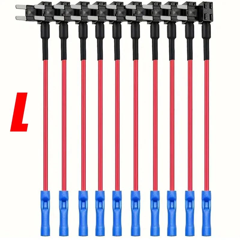 10/5pcs 32V MINI SMALL MEDIUM Size Car Fuse Holder Add-a-circuit TAP Adapter Micro Mini Standard ATM Blade Fuse for Cars Vans