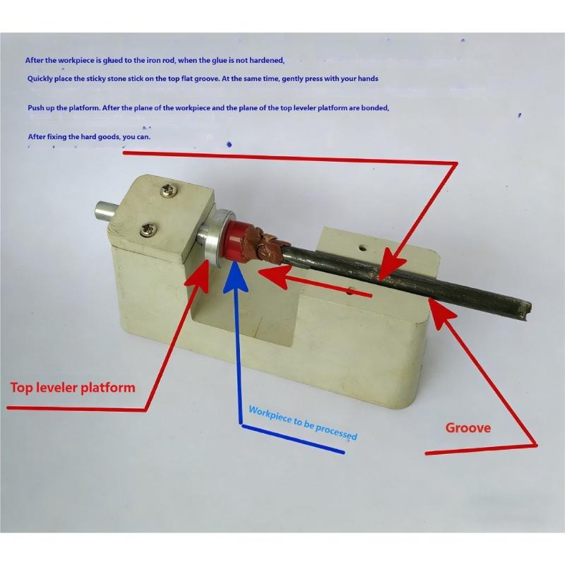 Professional Gemstones Alignment Tool For Precise Lapidary Work With Antislip Design Light Weight Aluminum Construction