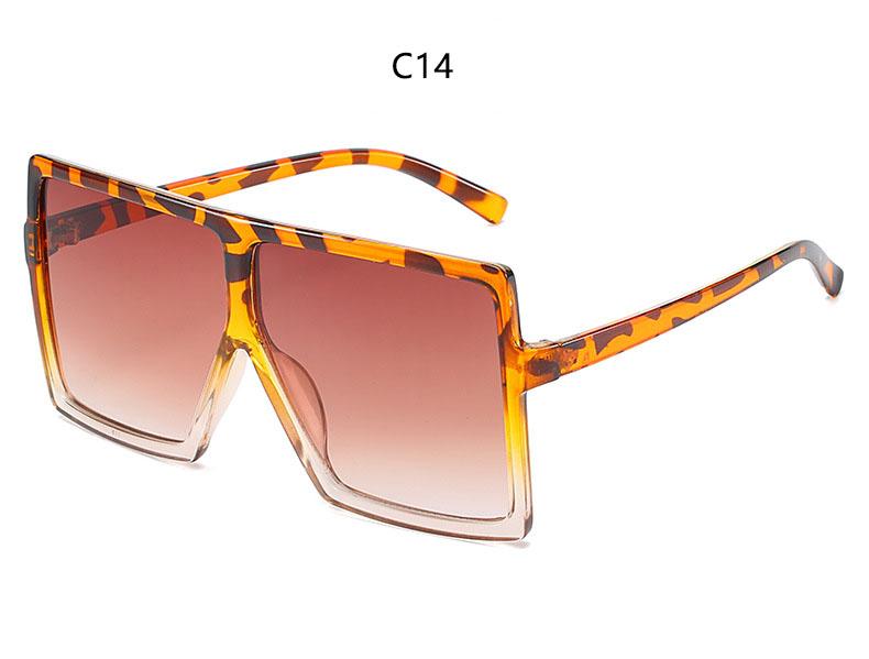 Designer Retro Premium Extra Large Square Shaped Sunglasses Women Timeless Popular Large Frame Sunglasses Black Stt Eyewear UV 400 Protection