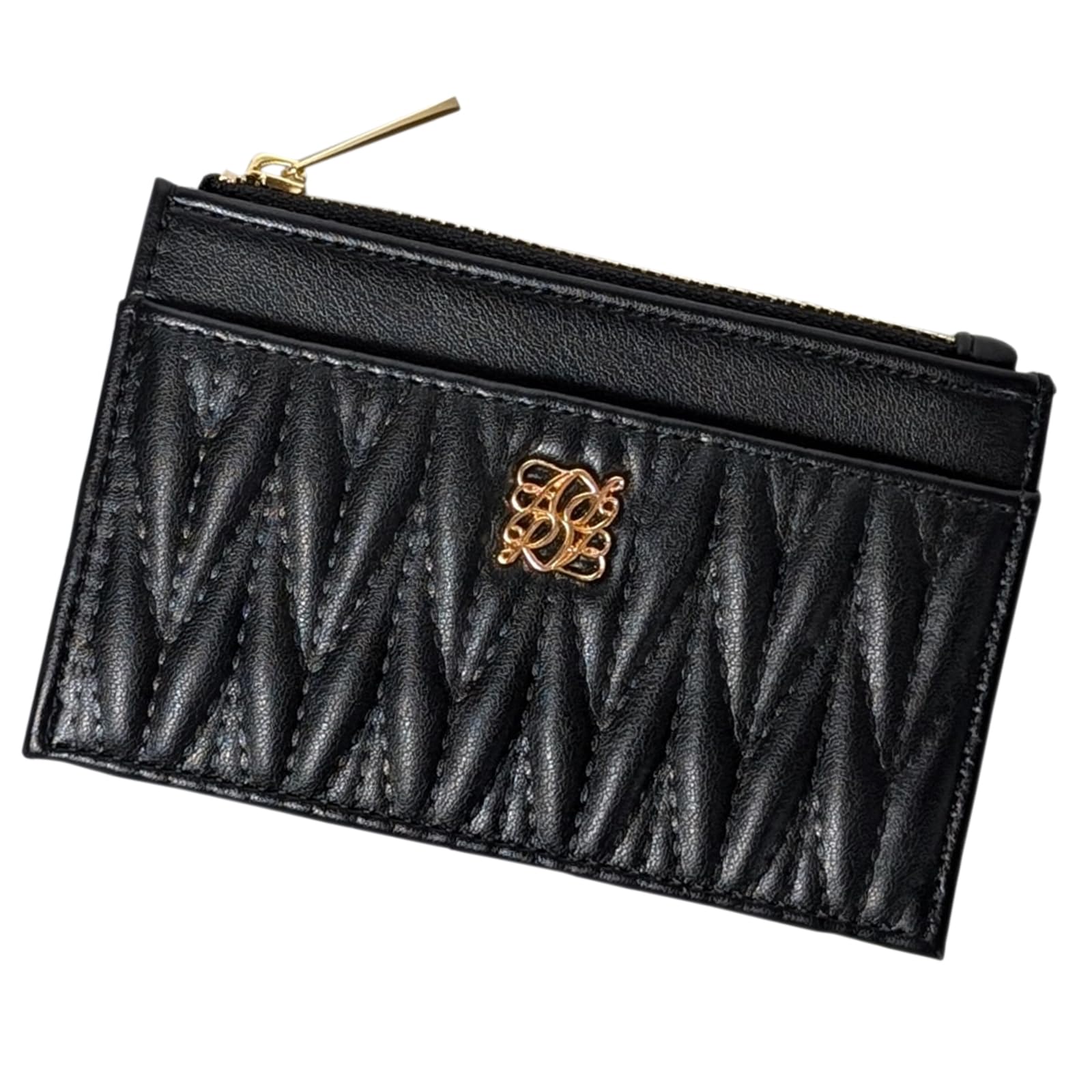 Футляр для кредитных карт Crossmarberry для женщин, тонкий, стильный, черный, вмещает купюры, мини-кошелек, тонкий, милый кошелек, чехол для проездного, тонкий картхолдер, тонкий кошелек с