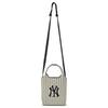 New MLB Polyester Shoulder Bag, Crossbody Bag, Handbag Unisex Dark Cream 3ACRS034N-50CRD