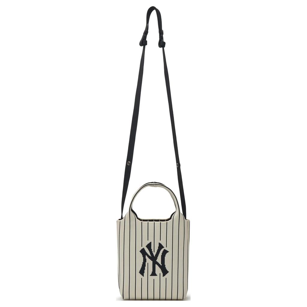 New MLB Polyester Shoulder Bag, Crossbody Bag, Handbag Unisex Dark Cream 3ACRS034N-50CRD