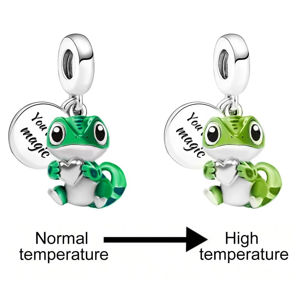 copper Animal Dumbbell Cute Pink Dog Charm Bead Charms Bead Charms Compatible With Diy Bracelets Bangle Making Gift Of High Quality Jewellery