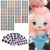 Anime Figurine Doll Love Cute Sticker Clay Decals Cartoon Eyes Stickers Face Organ Paster