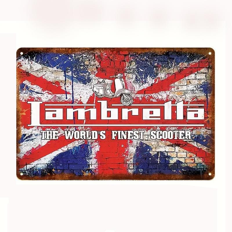 

Винтажная металлическая жестяная табличка Ретро Декор для гаража и мужской пещеры, 8x12 дюймов - Идеально для мастерских старых автомобилей, автозаправочных станций, настенного искусства для дома 20X30CM