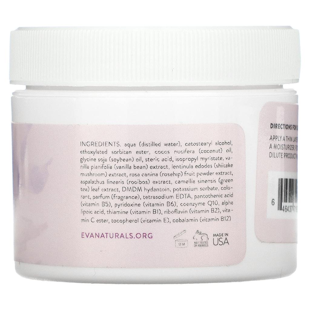 Eva Naturals Vanilla Bean Night Cream, 2 Oz