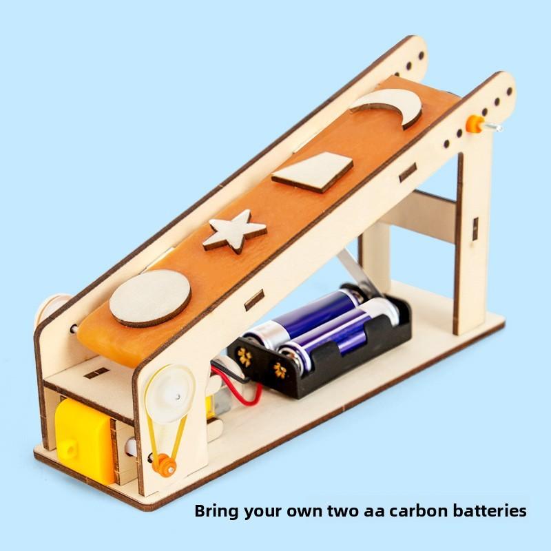 

Science Educational Toy Kit For Kids With Diy Mechanical Conveyor Belt Model For Handson Learning