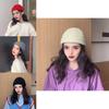 Chic Unisex Knit Beanie Winter Soft Cotton Hat Warm Round Top Design