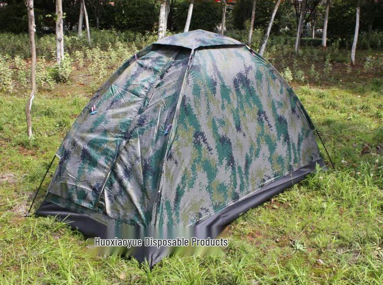 Tenda da Campeggio e da Interno Mimetica per Una Persona - Resistente ai Raggi UV e Antivento