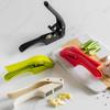 Mashing Function 2-in-1 Garlic Press Manual Type Vegetable Squeezer Garlic Slicer  Kitchen Use