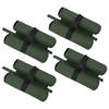 4pcs Canopy Weighted DoubleCylinder Windproof Sand Bags Sunshade Tent Foot Weight Outdoor