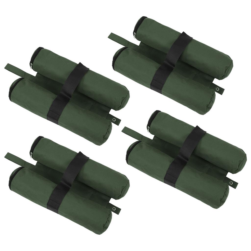 4pcs Canopy Weighted DoubleCylinder Windproof Sand Bags Sunshade Tent Foot Weight Outdoor