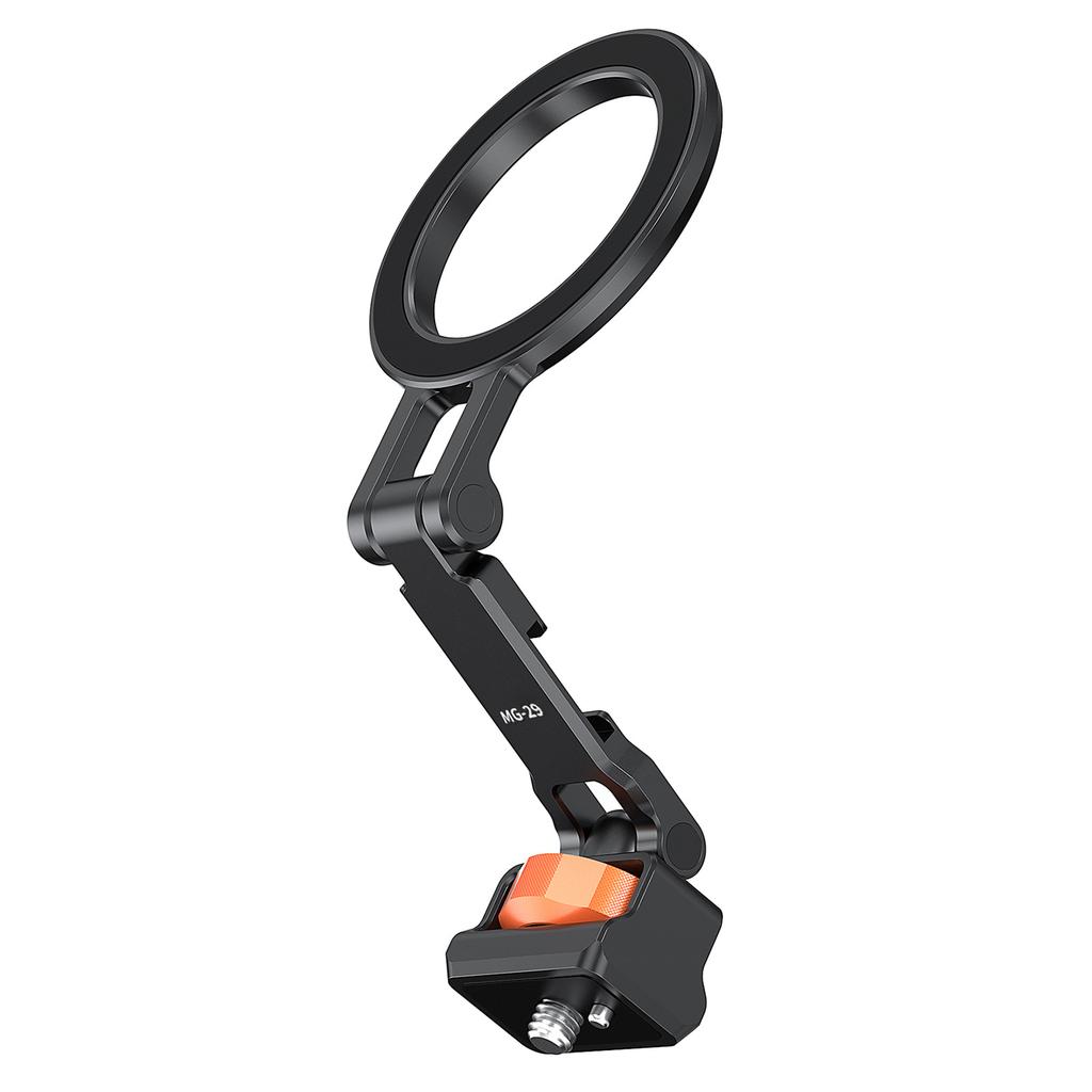 Magnetic Foldable Phone Stand 1 4 Screw and Cold Shoe Mount for Live Streaming Photography