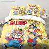Cartoon DR S-Slump Arale Anime Bettwäsche-Set Bedrucktes Bettwäsche-Set Mit Kissenbezug Bettdeckenbezug Weich Queen King Size Bettwäsche Zuhause