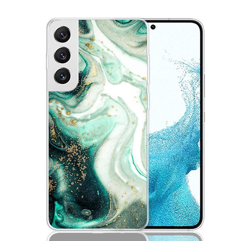 Granite Marble Phone Case For Samsung Galaxy S26 Ultra S23 S24 S25 Edge S20 FE S21 S22 Plus Soft Print Shell Cover Fundas Galaxy