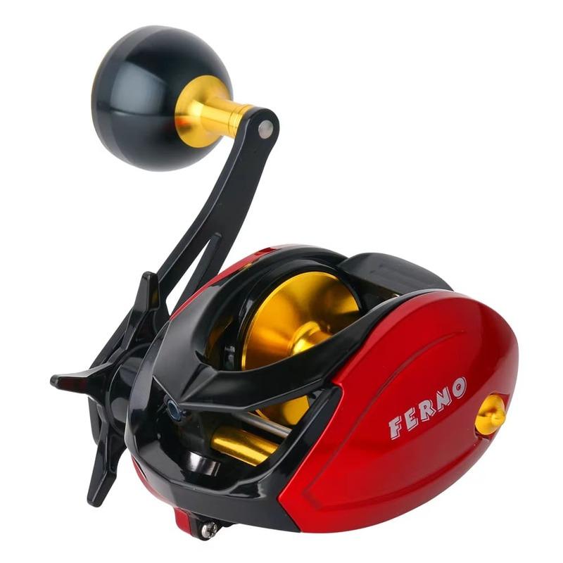 DEUKIO Ny agn fiskesnelle 8+1BB 6.4:1 høyhastighets langdistanse forsvarsfiskesnelle Ferskvann sjøvann Sakterystende jernplate fiskesnelle