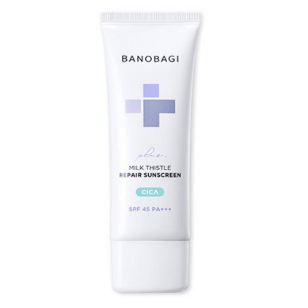 BANOBAGI Milk Thistle Repair Cica Sunscreen Plus SPF45 PA+++ – Soothing & Skin Barrier Protection Face Sunscreen 50ml