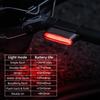 ROCKBROS Bicycle Magnetic Rear Light IPX6 Waterproof Tail Light 7 Lighting Modes Smart Brake Sensor Rear Light Bike Accessories
