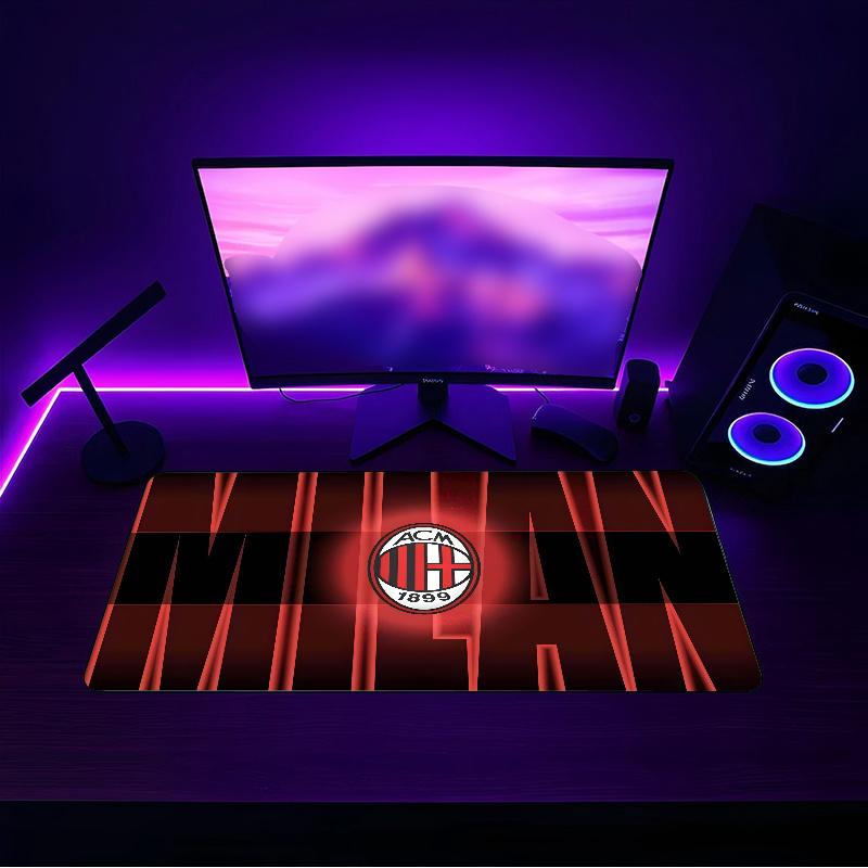 AC. Milano (46) Tappetino per mouse con base in gomma antiscivolo, adatto per uffici domestici e un regalo ideale per i gamer