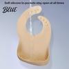 Non Irritating Silicone Bibs for Summer Baby Bib Waterproof Soft Adjustable Feeding Durable Comfortable Sensitive Skin Large Pocket Food Catch