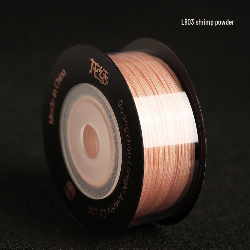 Dragon Knot High-A Jade Thread: Eco-friendly, Colorfast Jewelry Weaving Cord, 79 Colors, Handmade DIY Bracelet Material.