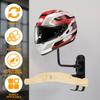 180° Rotation Wall Mounted Universal Motorcycle Helmet Rack Seat Cover  Helmet Storage Holder Alloy Helmet Hanger Stand Hook