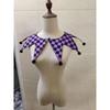 Customized fake collar clown Neck Ties Cosplay collar for woman detachable Fake collars Bow tie cosplay accessories