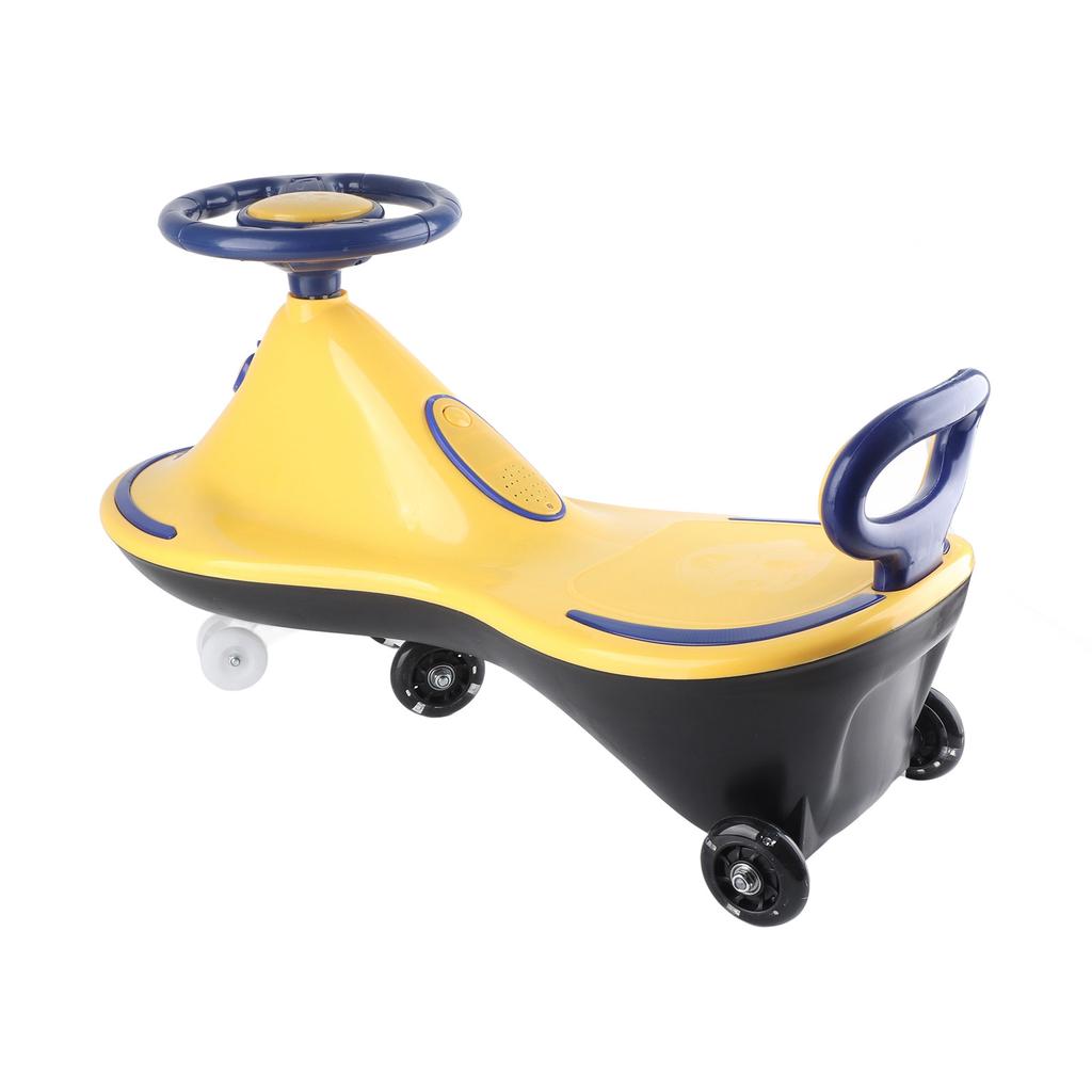 Kids Wiggle Car Low Noise Music Light Flexible Ride On Wiggle Car Toy for 1 to 6 Years Old Boys