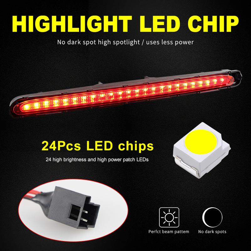 1PC For Benz E-Class W211 2003 2004 2005 2006 2007 2008 2009 LED Rear High Mount Brake Light 3RD Third Stop Tail Lamp