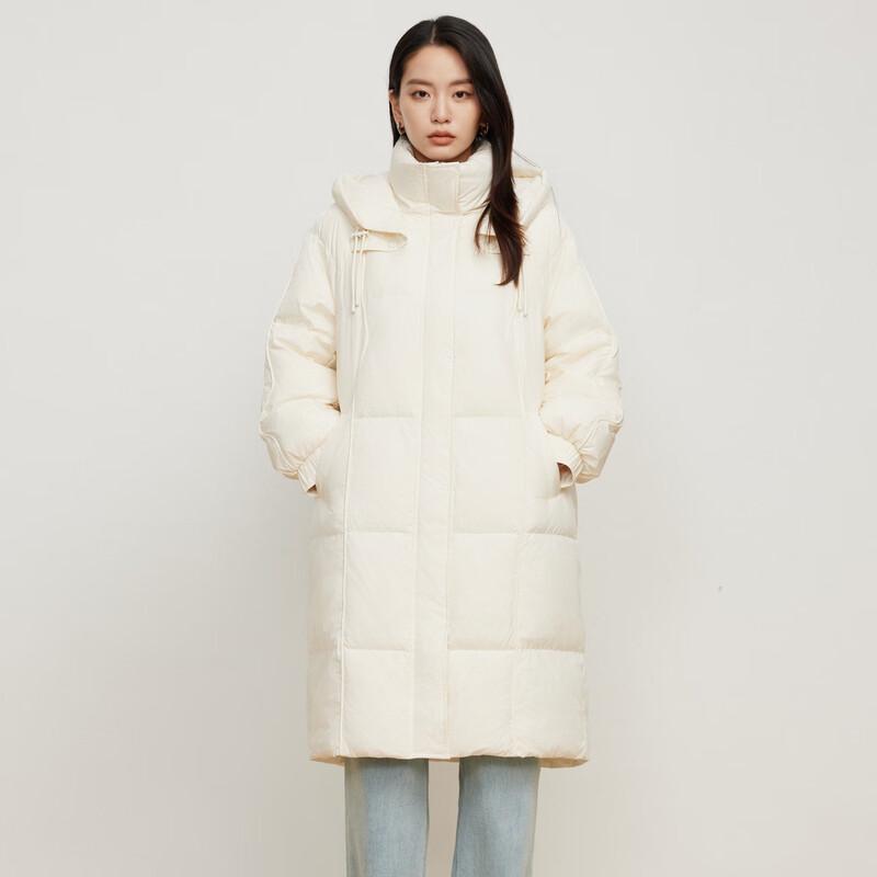 Elva' Island Women's Solid Color Thickened Hooded Short Down Jacket