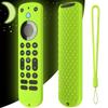 Silicone-Case Compatible for Alexa Voice Remote Controller Shockproof-360° Protective Soft Cover Skin Non-slip Dustproof