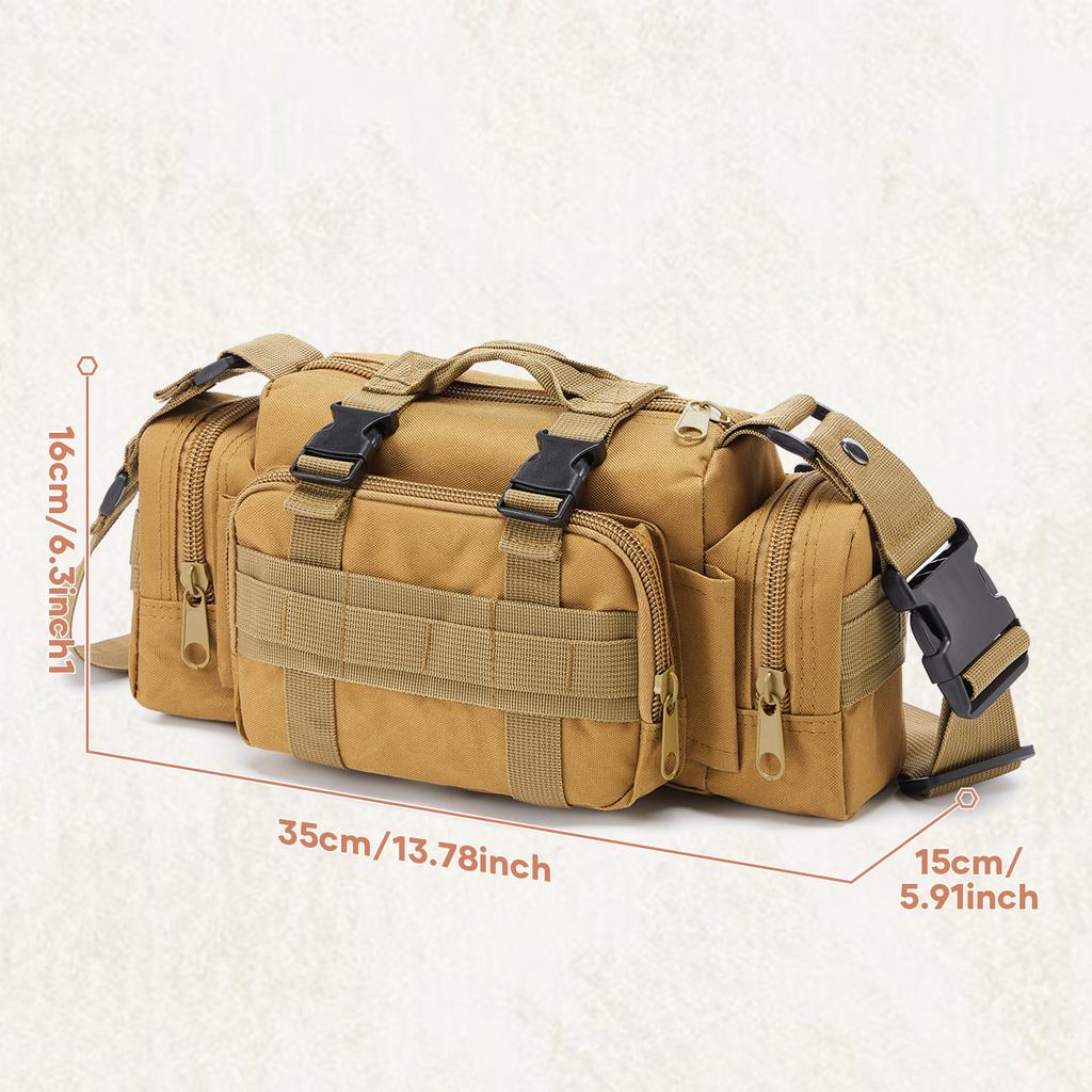 Tactical Shoulder Bag Military Backpack Outdoor Mini Travel Duffle Bag Messenger Bag Small Camouflage Gym Bag Hunting Camping