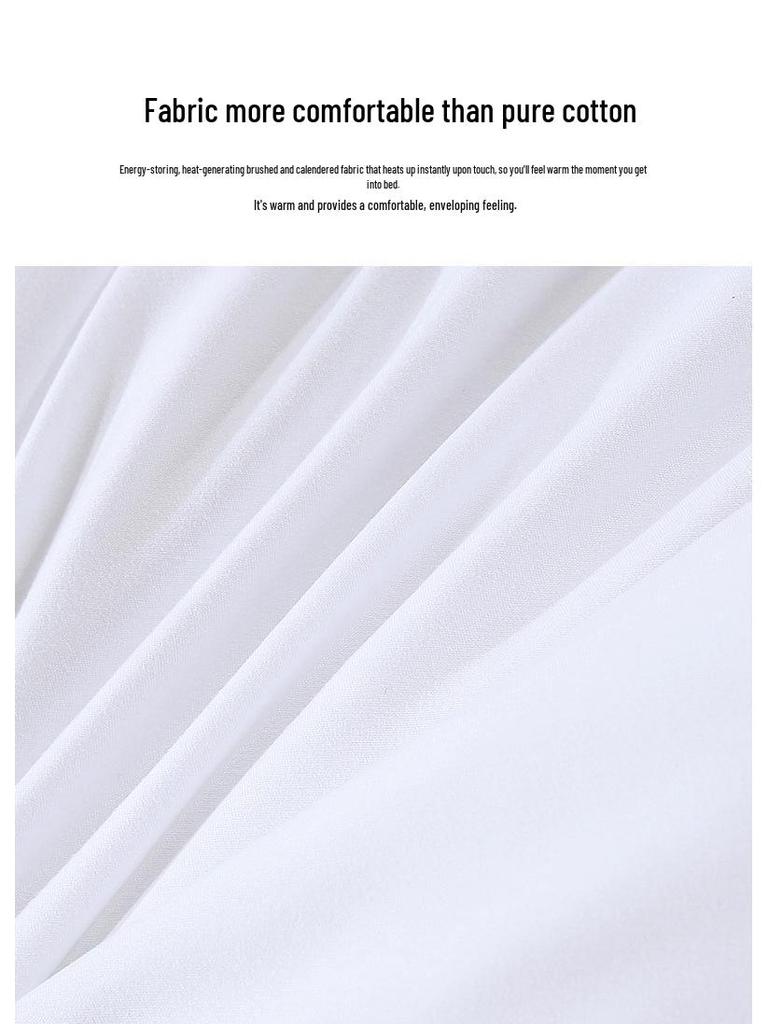 2026 Energy-Storing White Quilt: Versatile for Spring, Autumn, and Winter