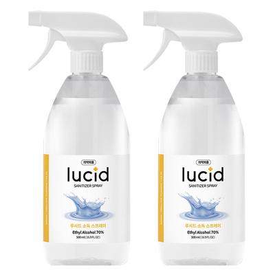 Devolver Lucid Handdesinfektionsspray Ethanol, 500ml, 2 Stück