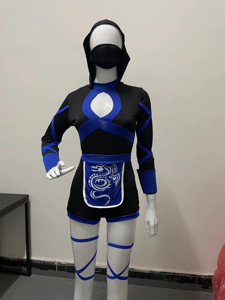 Women's Dragon Ninja Costume - Japanese Warrior Halloween Outfit
