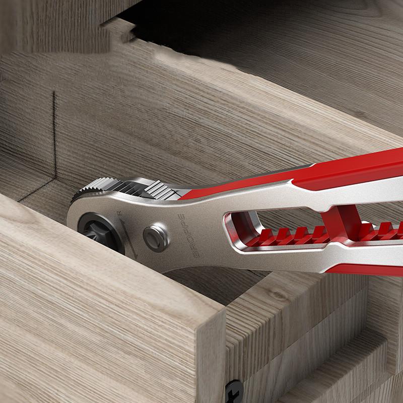 Bidirektionale Knarre 1/4 Zoll Sechskantgriff Multifunktionale Mini-Bit-Steckschlüssel