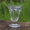 Elegant Glass Pudding Cups Transparent Glass Goblet Creative Ice Cream Cup  Dessert