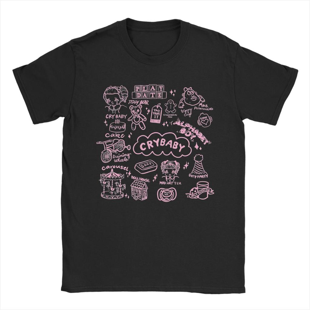 Unisexs TShirt Fruition On Melanie Martinez Novelty Cotton Tees Short Sleeve T Shirt Round Collar Clothing Original