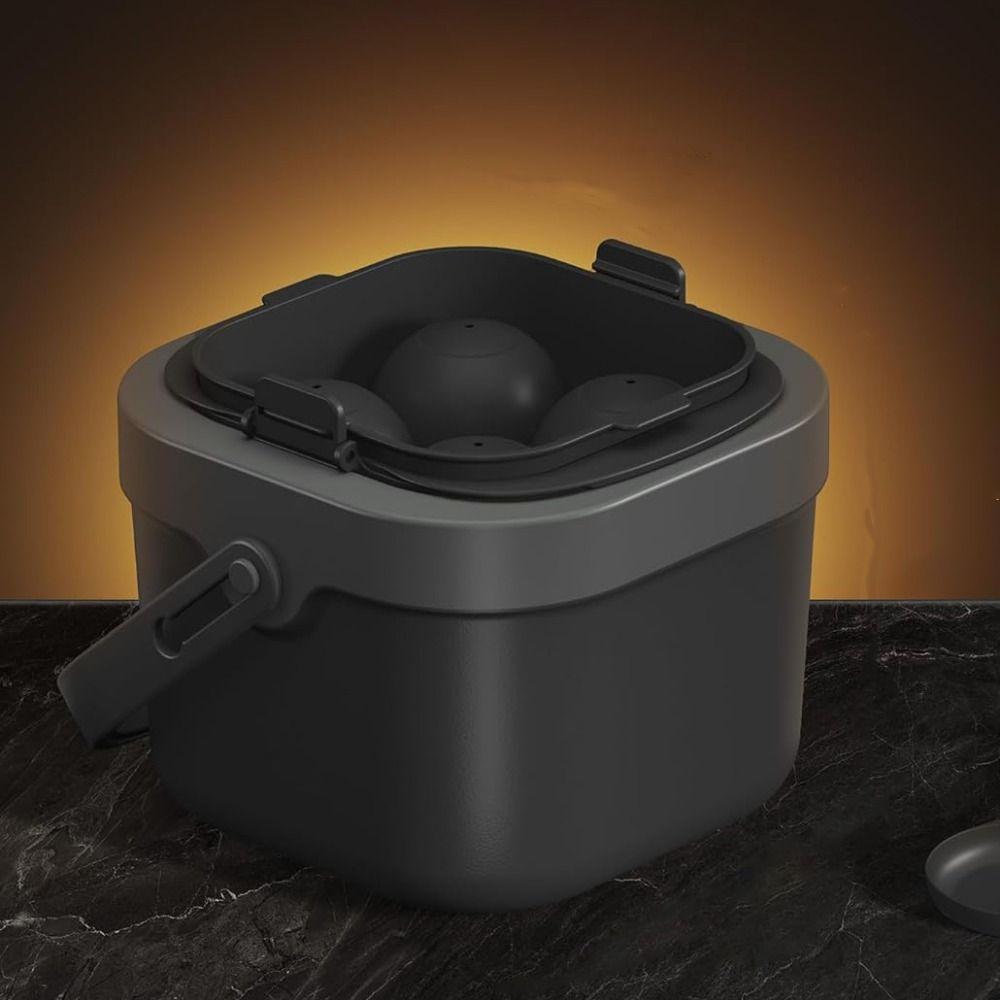 6CM Crystal Clear Ice Ball Maker Non-stick Ice Sphere Cube Maker Bar Clear Ice Sphere Mold  Drink