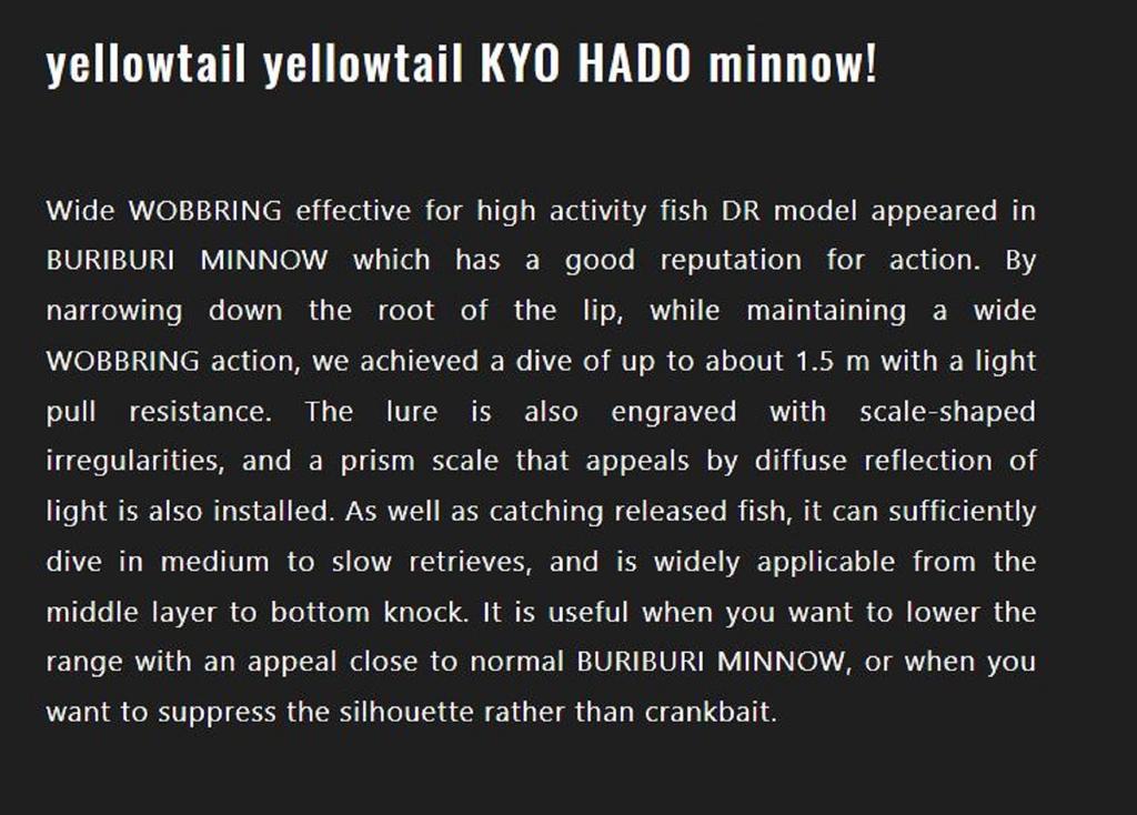 Jackall Timon Buri Buri Minnow DR 40 mm Floating Lure Okoshi (9570)