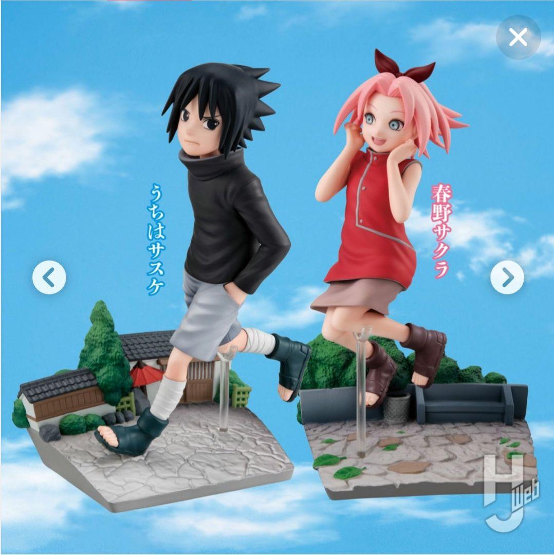 

[USED] G.E.M Series NARUTO Uchiha Sasuke GO Haruno Sakura GO [with limited edition bonus]