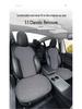 Tesla Model 3/Y Car Seat Covers: Durable, Full Coverage & Wear-Resistant for Front and Rear Seats
